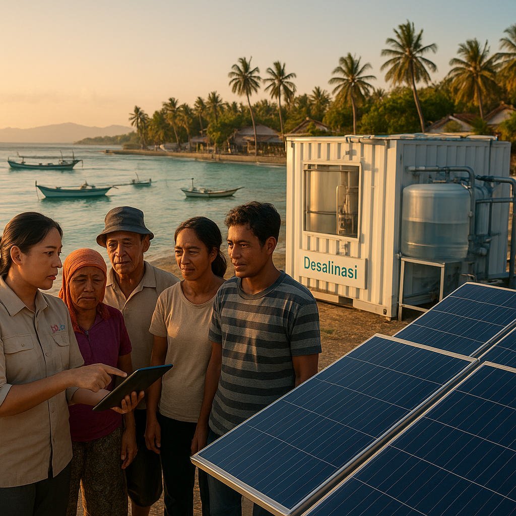 BRIN Rancang Blue-Green Nexus: Integrasi Energi, Air, dan Ekonomi di Desa Pesisir Lombok