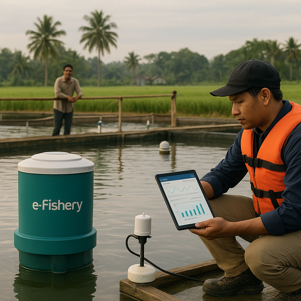 Platform 'e-Fishery' untuk Optimisasi Budidaya Ikan dengan IoT dan Data Analisis