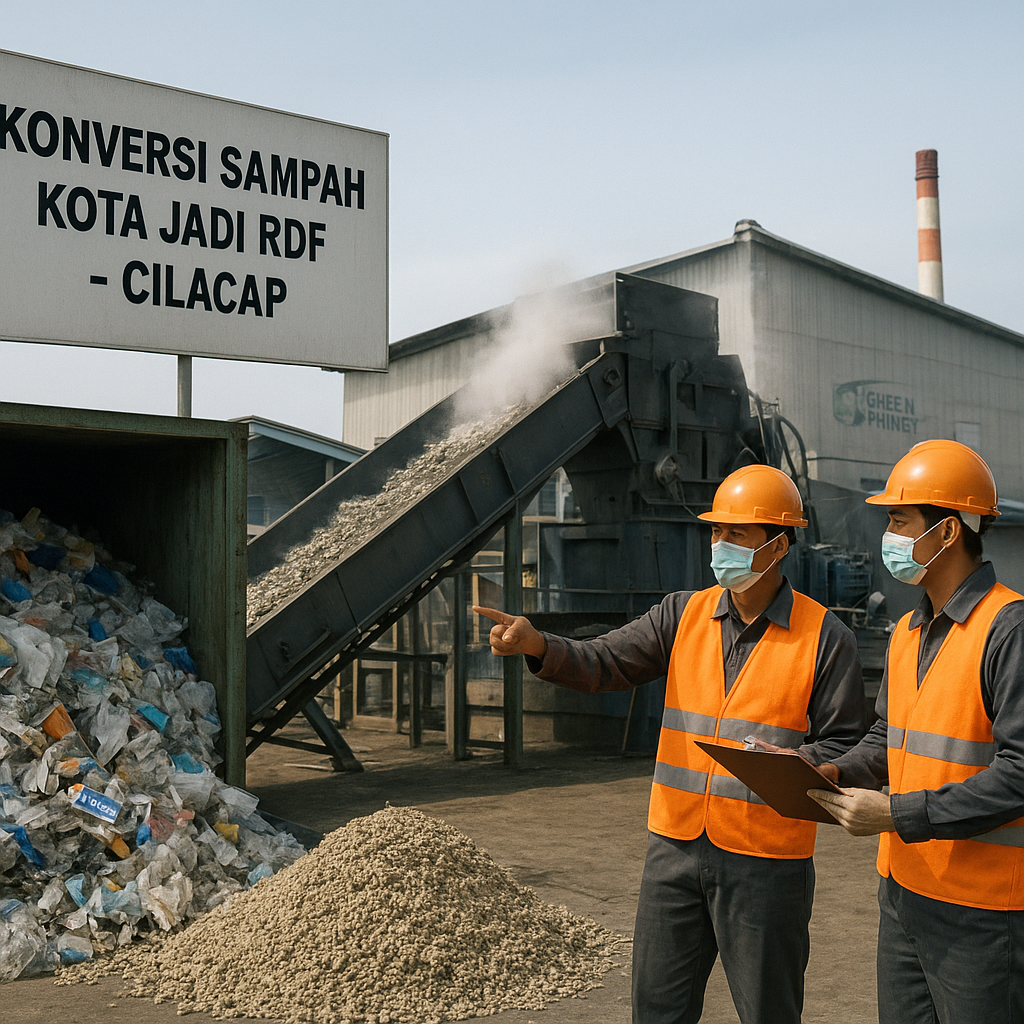 Konversi Sampah Kota Jadi Refuse Derived Fuel (RDF) Dukung Industri Ramah Lingkengah di Cilacap