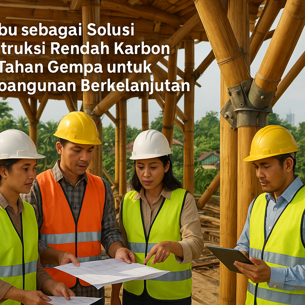 Bambu sebagai Solusi Konstruksi Rendah Karbon dan Tahan Gempa untuk Pembangunan Berkelanjutan