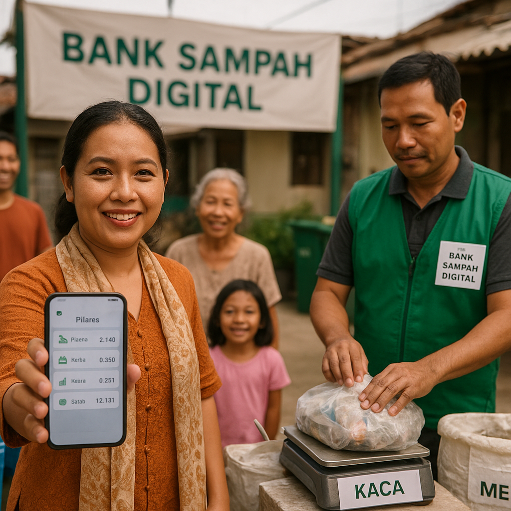 Gerakan 'Bank Sampah Digital' Meningkatkan Partisipasi dan Nilai Ekonomi Limbah