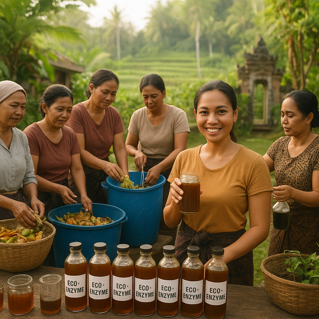 Komunitas di Bali Sukses Kelola Sampah Organik Jadi Eco-Enzyme dan Berdayakan Perempuan
