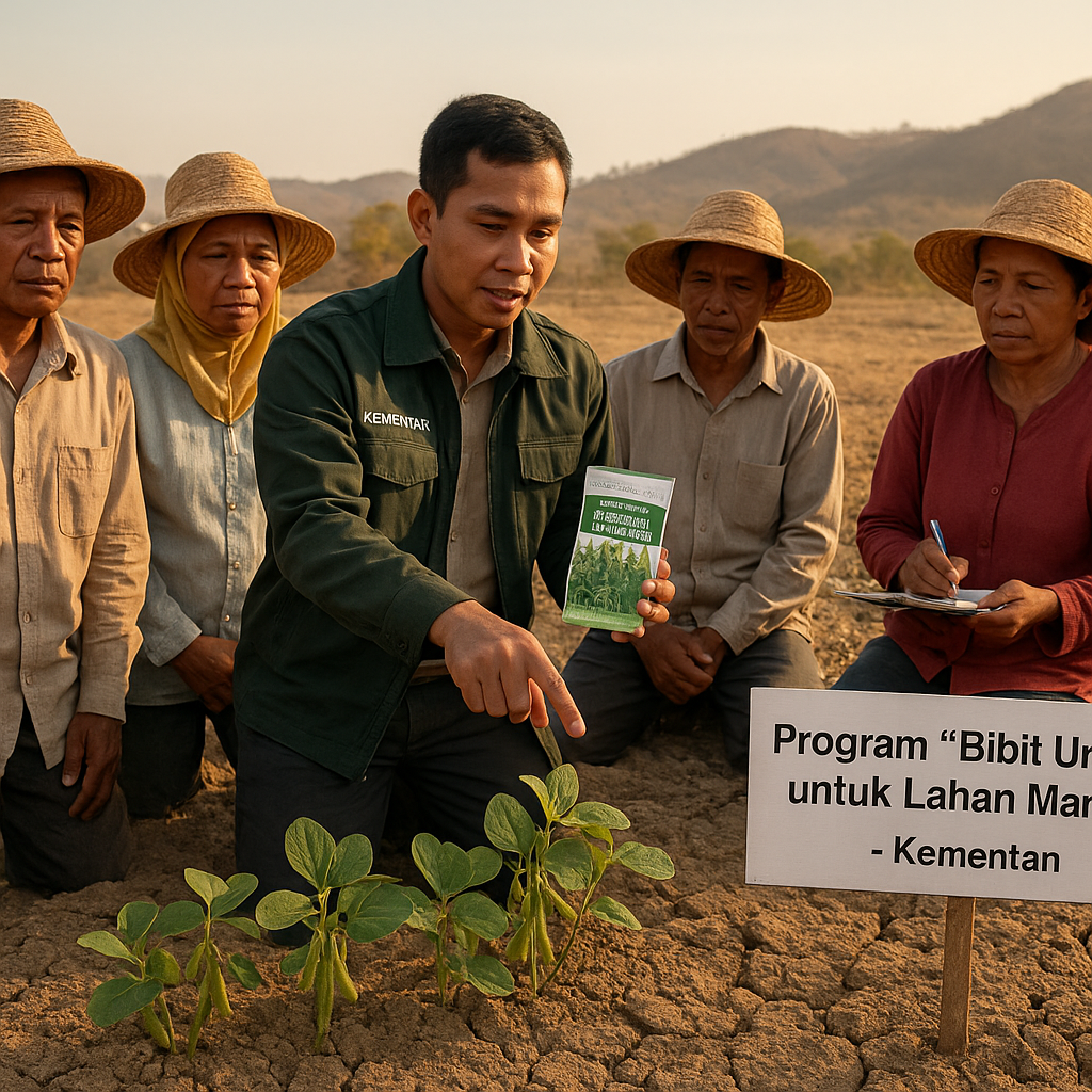 Program 'Bibit Unggul untuk Lahan Marjinal' Kementan Pacu Produksi Kedelai di Lahan Kering Nusa Tenggara