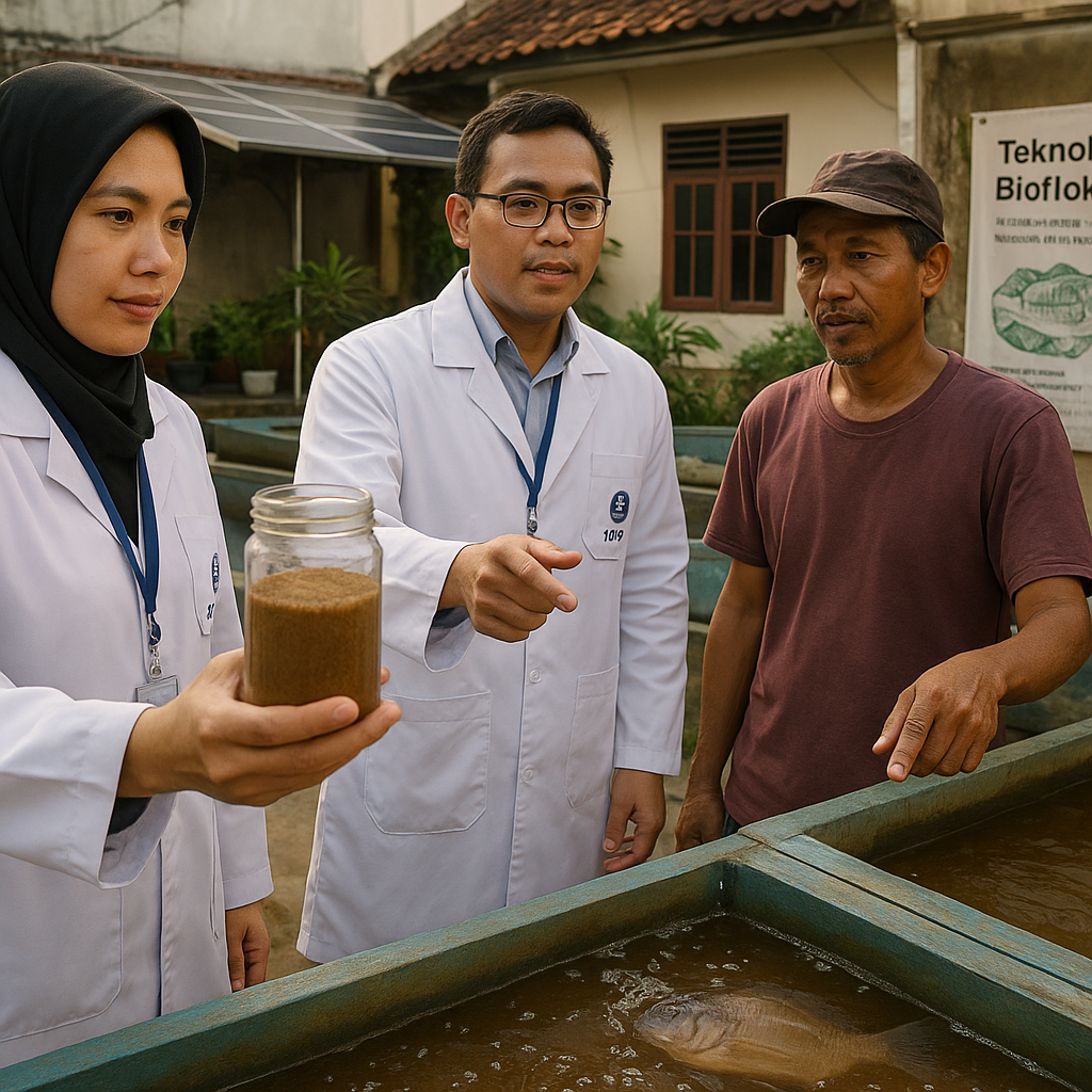 Teknologi Bioflok dari IPB Tingkatkan Produksi Ikan di Lahan Sempit dan Kurangi Pencemaran Air