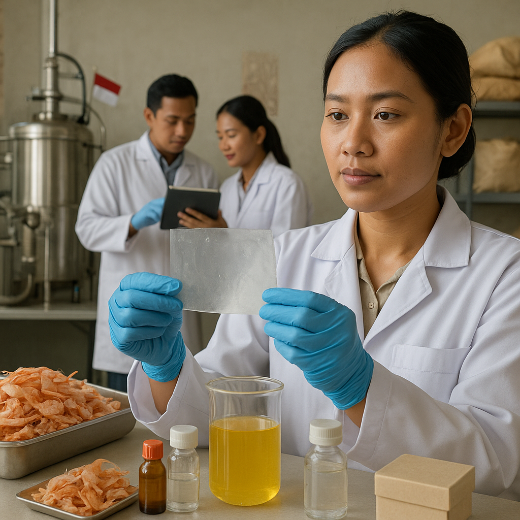 Startup RI Olah Limbah Kulit Udang Jadi Bioplastik Ramah Lingkungant