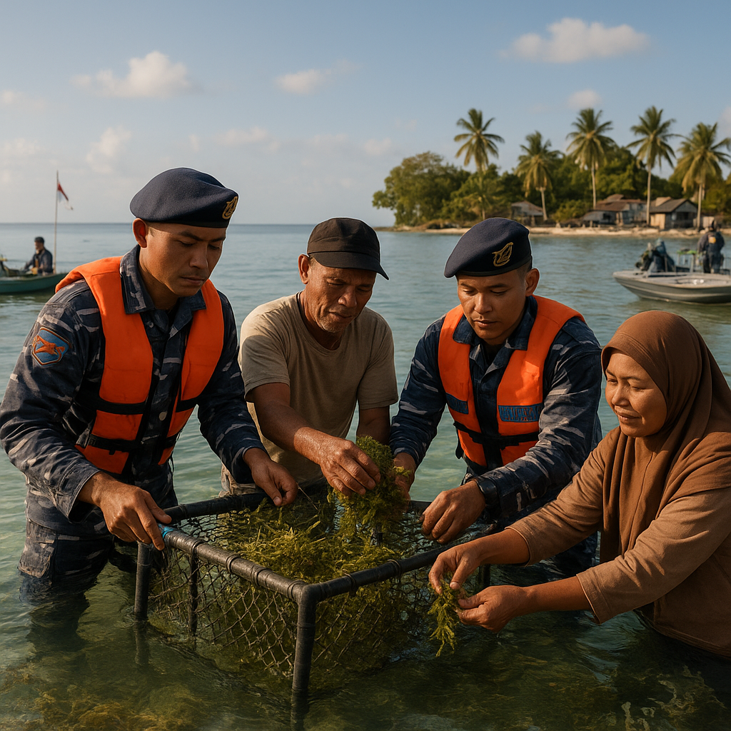 Program TNI AL 'Lumbung Pangan Laut' untuk Pulau-Pulau Terdepan