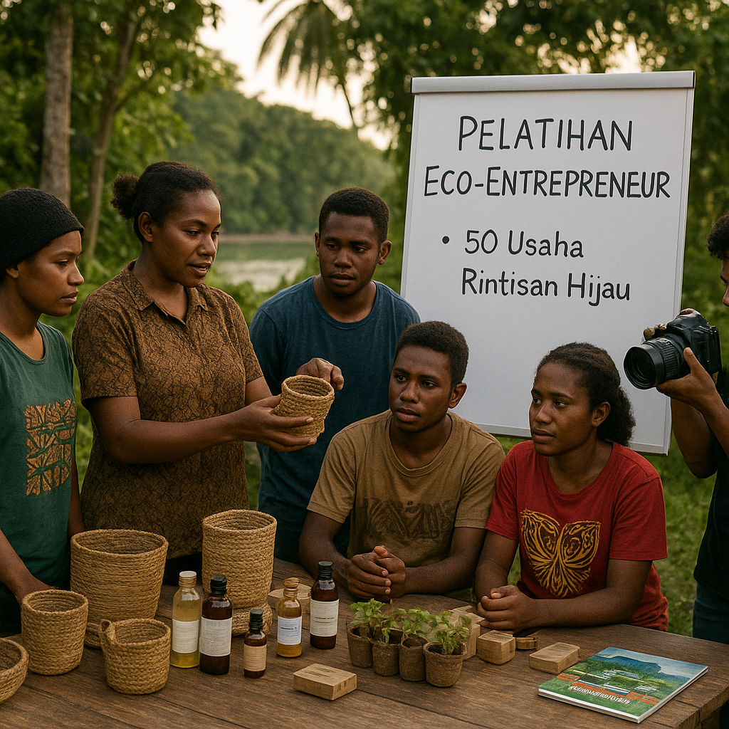 Pelatihan "Eco-Entrepreneur" Bagi Pemuda Papua Hasilkan 50 Usaha Rintisan Hijau