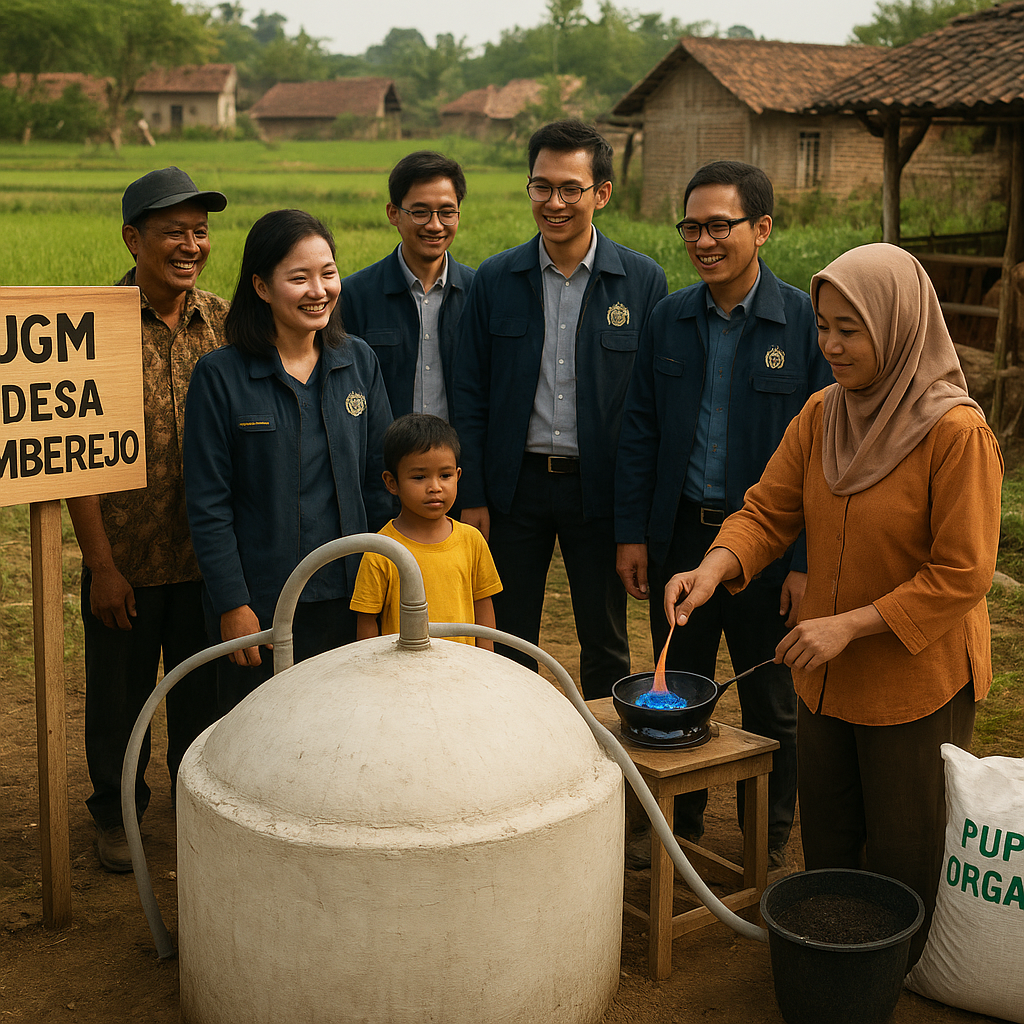 Inovasi Biogas dari Limbah Ternak untuk Kemandirian Energi Desa