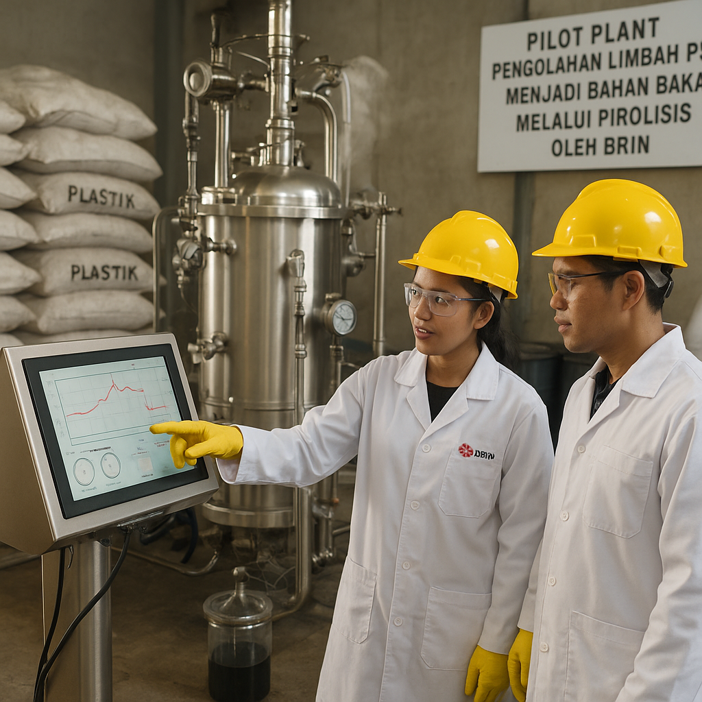 Pengolahan Limbah Plastik Menjadi Bahan Bakar melalui Pirolisis oleh BRIN