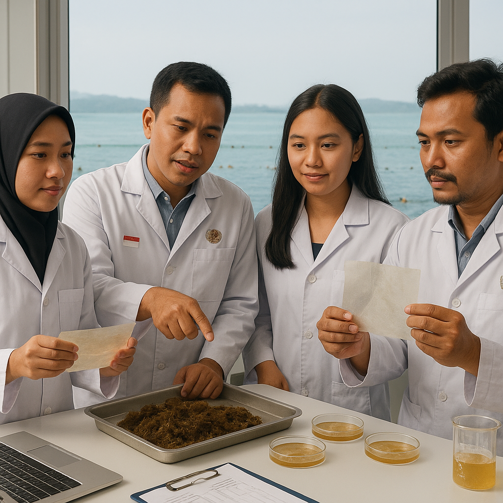 Peneliti UGM Kembangkan Bioplastik Ramah Lingkungan dari Limbah Rumput Laut