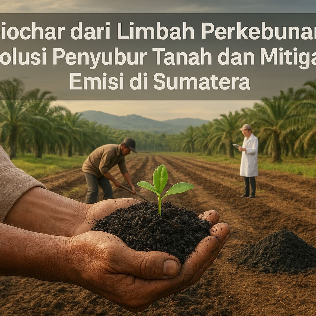 Biochar dari Limbah Perkebunan: Solusi Penyubur Tanah dan Mitigasi Emisi di Sumatera