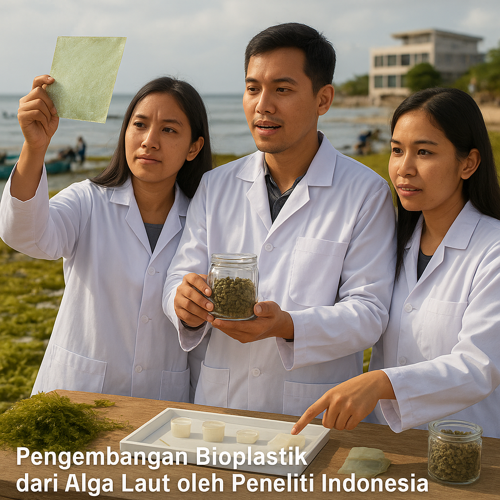 Pengembangan Bioplastik dari Alga Laut oleh Peneliti Indonesia