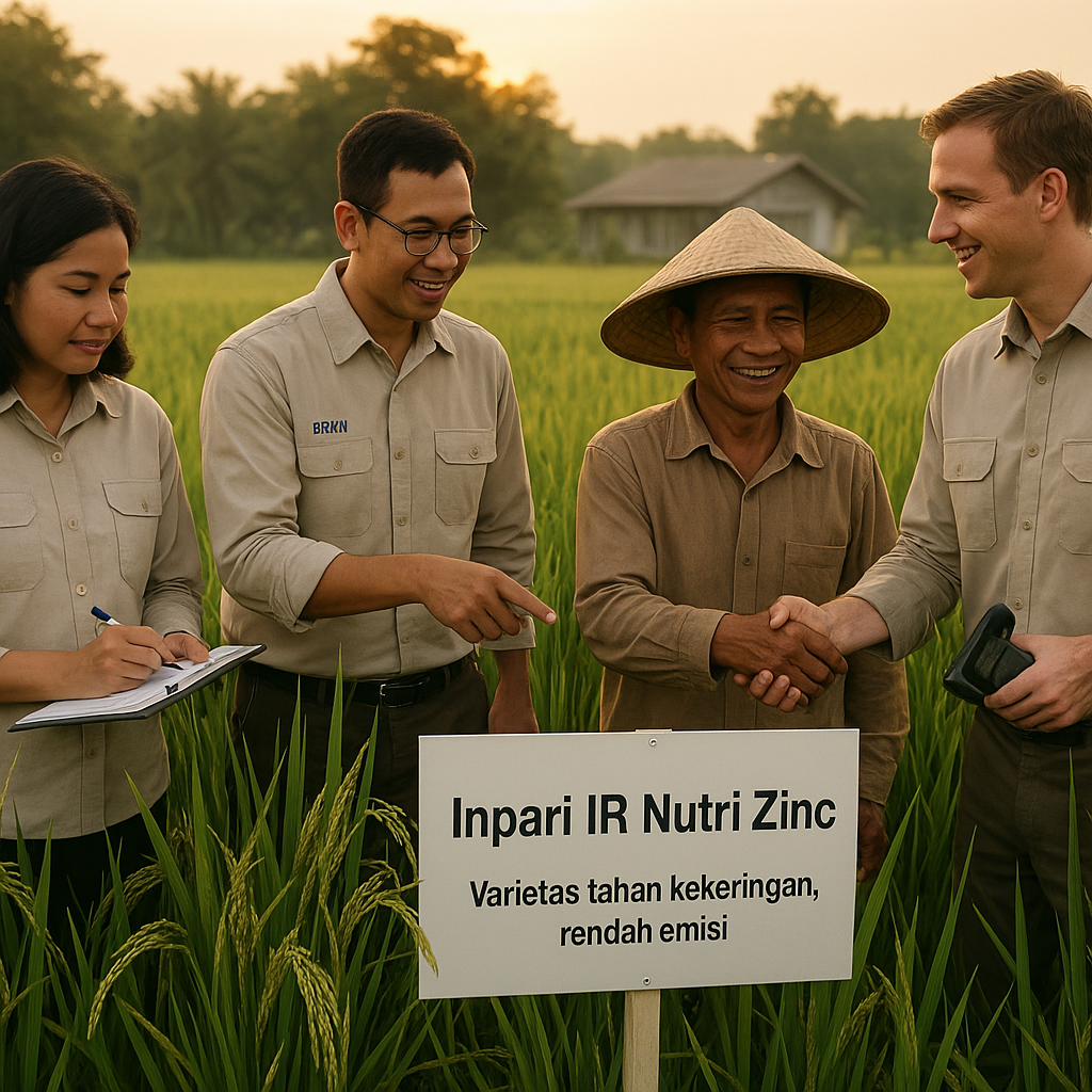 Riset Kolaboratif Hasilkan Padi Varietas Unggul Tahan Kekeringan dan Rendah Emisi