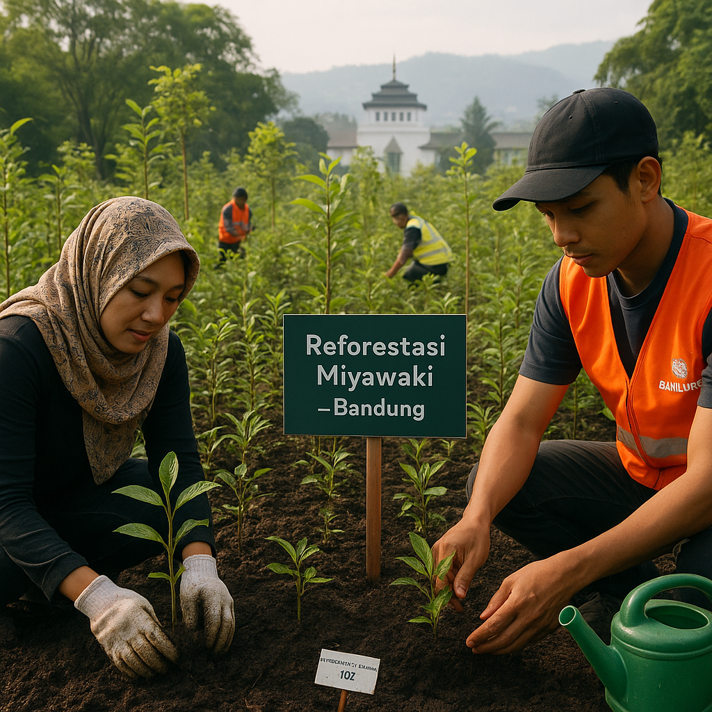 Reforestasi dengan Teknik Miyawaki Percepat Pemulihan Hutan Kota di Bandung