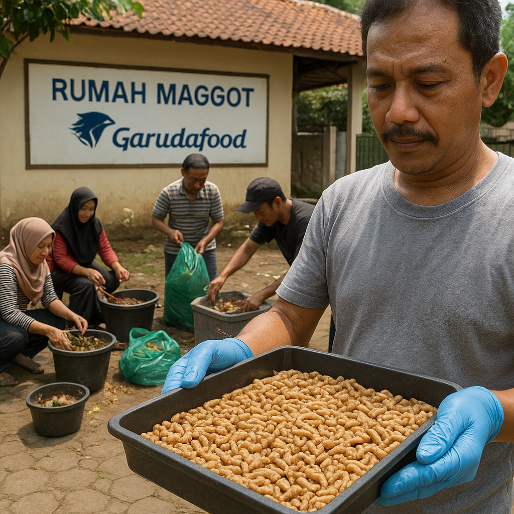 Rumah Maggot Garudafood di Depok Dorong Kemandirian Warga Kelola Sampah Organik