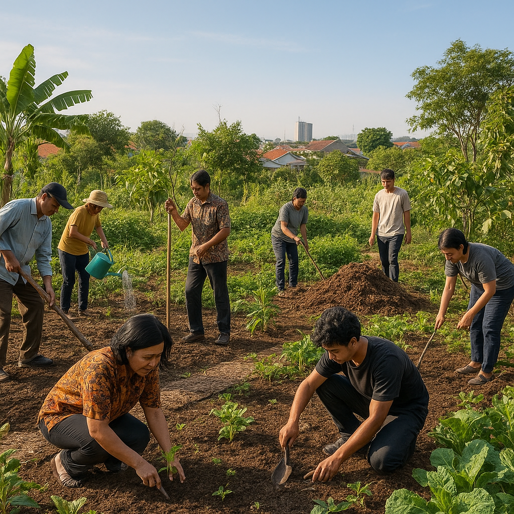 Komunitas di Semarang Ubah Lahan Tidur Jadi 'Food Forest' Perkotaan