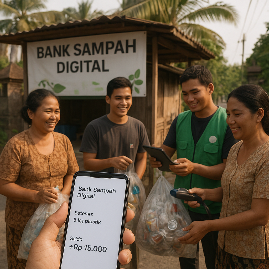 Inisiatif 'Bank Sampah Digital' di Bali Tingkatkan Partisipasi dan Nilai Ekonomi Daur Ulang