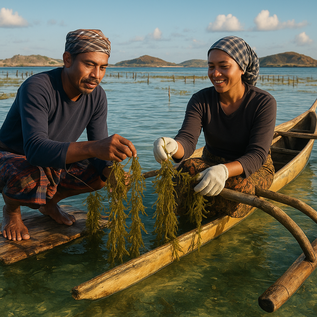 Teknologi 'Seaweed Garden' di NTT Tingkatkan Hasil Tangkapan dan Serap Karbon