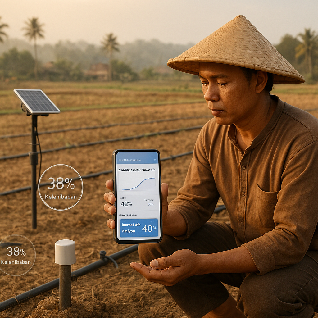 Sensor IoT dan Prediksi AI untuk Optimasi Irigasi di Lahan Pertanian Kering