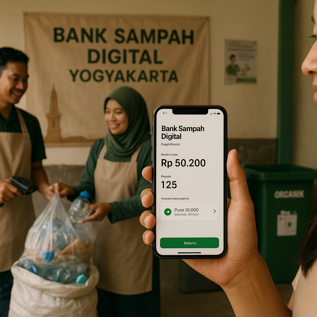 Bank Sampah Digital di Yogyakarta Tingkatkan Partisipasi dan Nilai Ekonomi Sampah