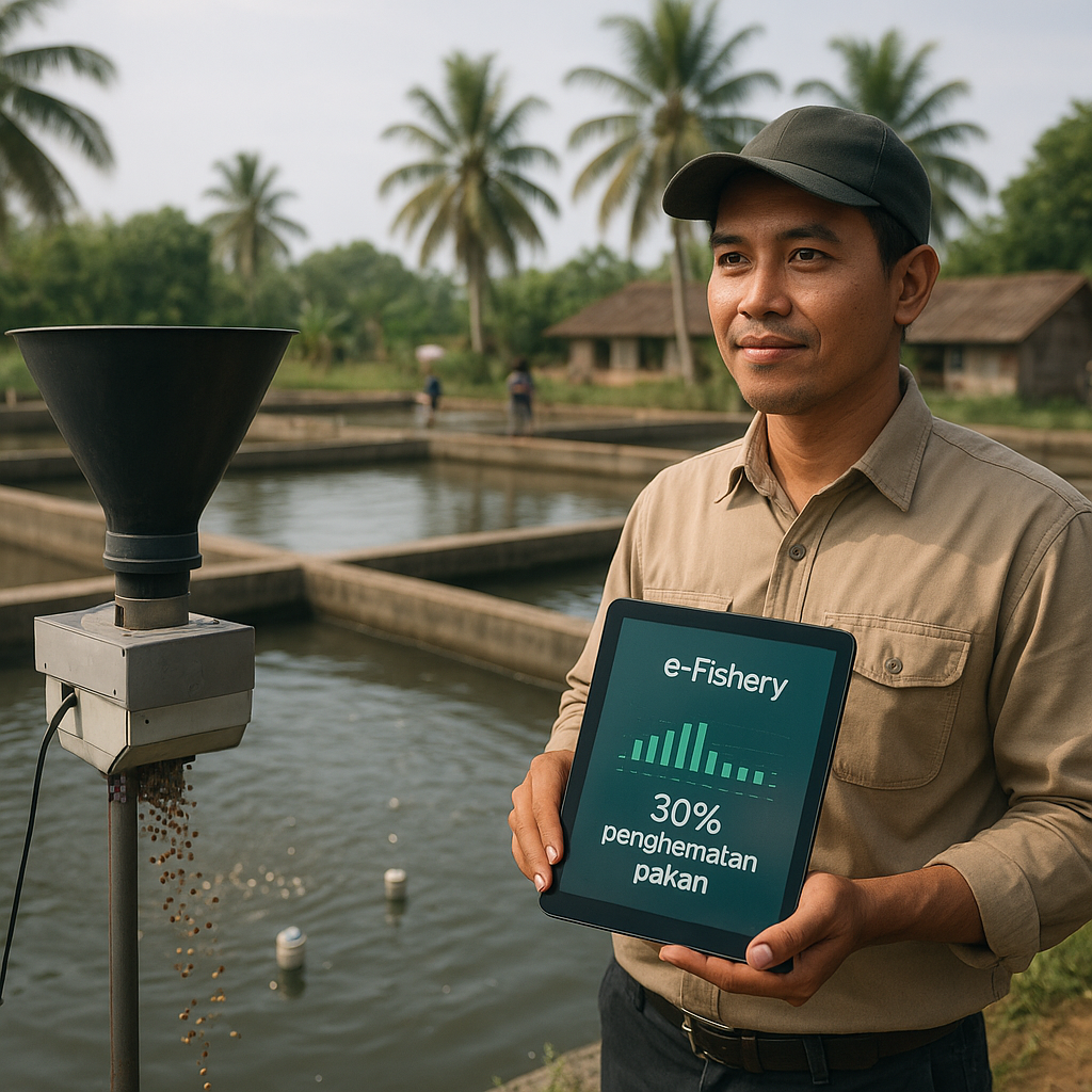 Aplikasi 'e-Fishery' Kembangkan Sistem IoT untuk Budidaya Ikan yang Lebih Efisien dan Berkelanjutan