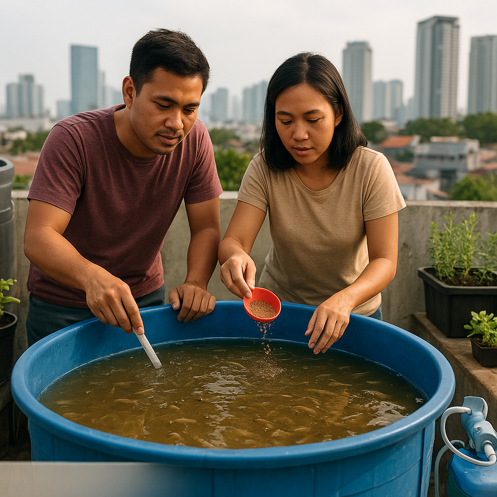 Teknologi Bioflok untuk Budidaya Ikan Skala Rumah Tangga di Perkotaan