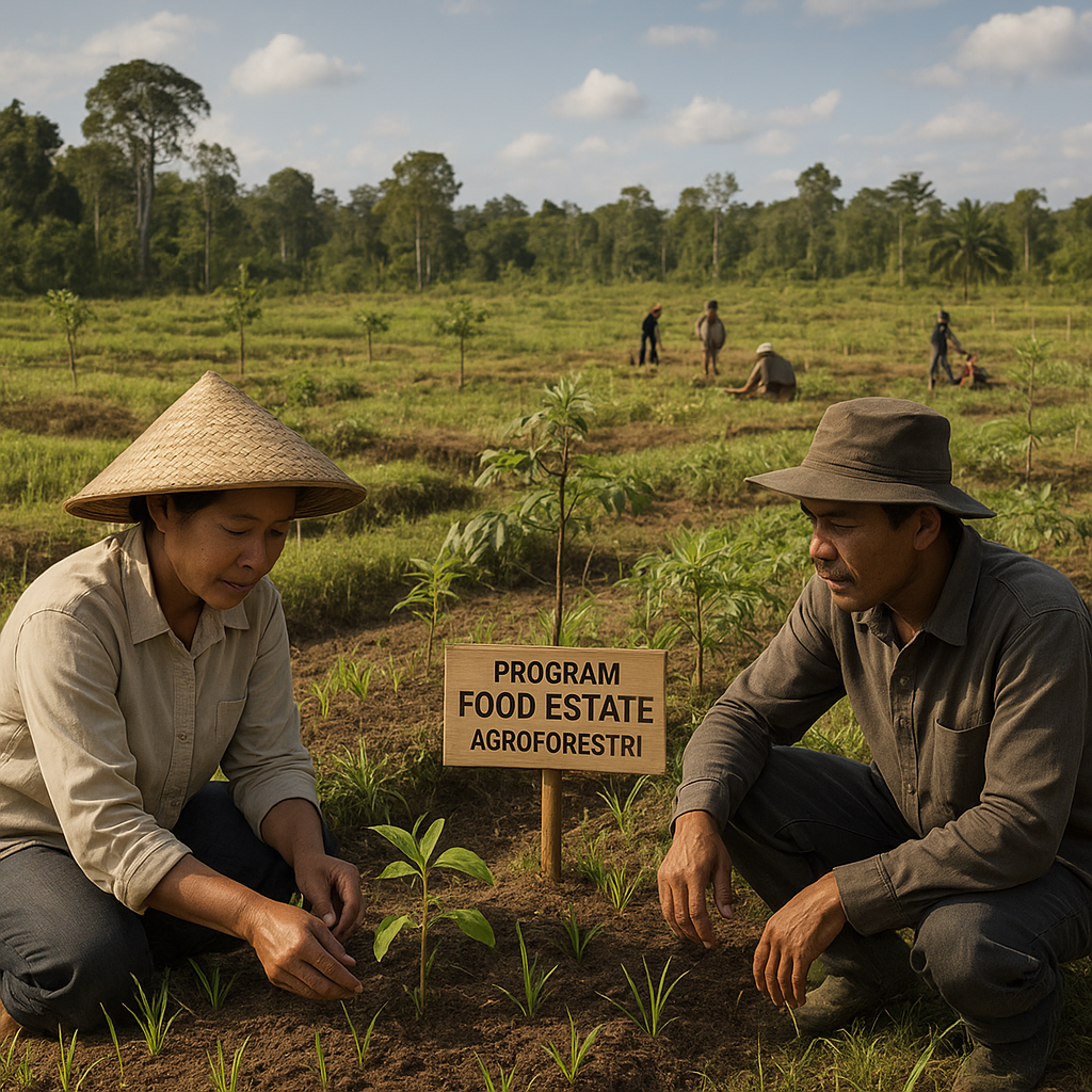 Program 'Food Estate' Berbasis Agroforestri di Kalimantan untuk Restorasi Lahan Gambut
