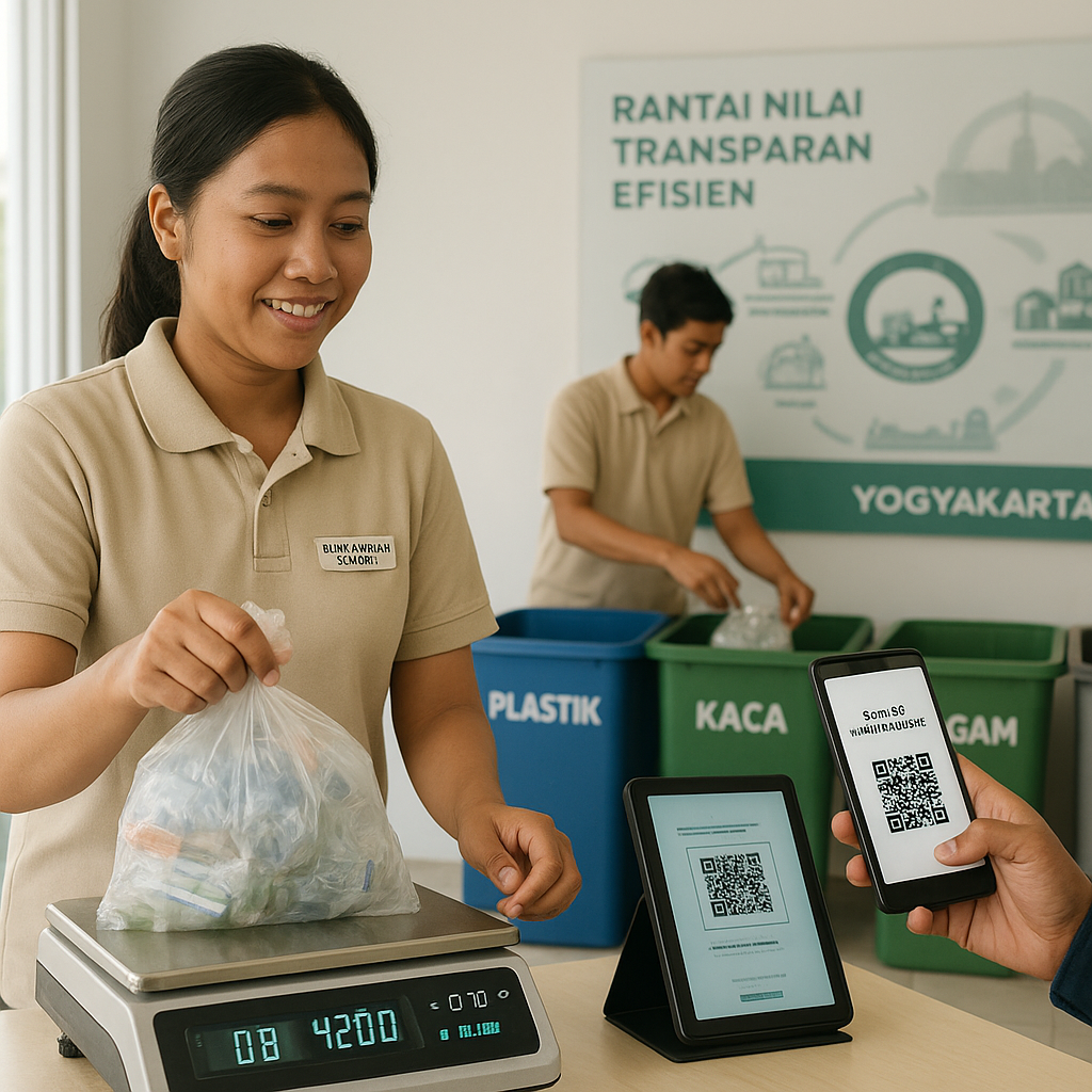 Bank Sampah Digital di Yogyakarta Tingkatkan Nilai Ekonomi Sampah Non-Organik