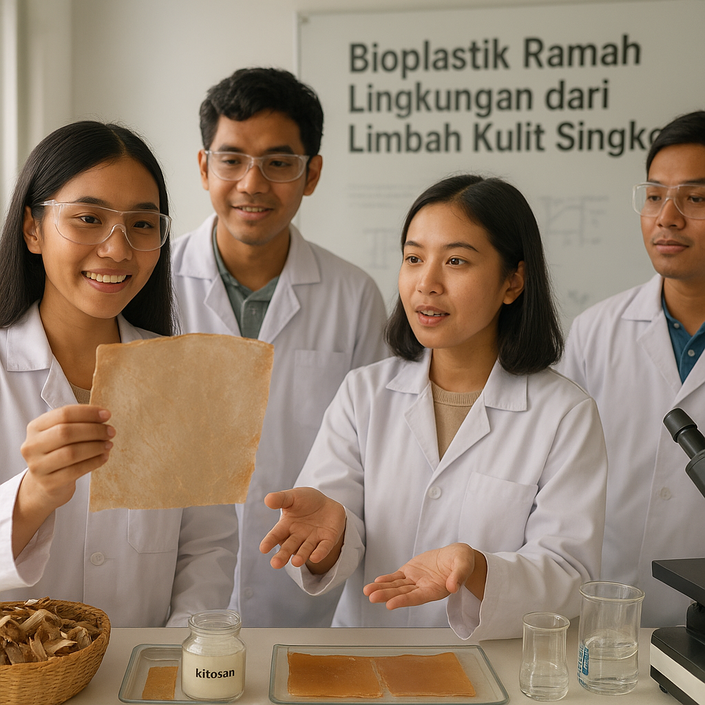 Mahasiswa Yogya Ciptakan Bioplastik Ramah Lingkungan dari Limbah Kulit Singkong