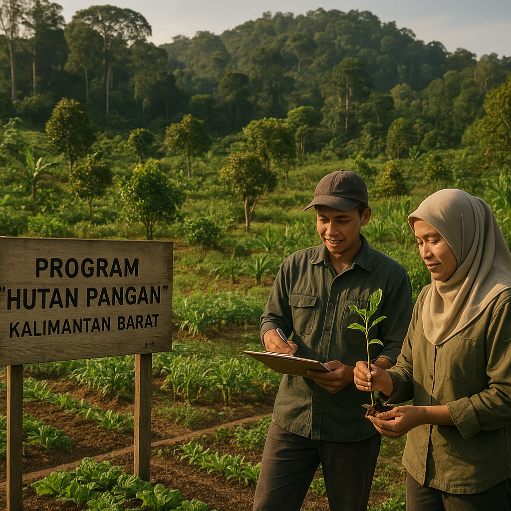 Program 'Hutan Pangan' di Kalimantan Barat Selaraskan Rehabilitasi Lahan dengan Ketahanan Pangan