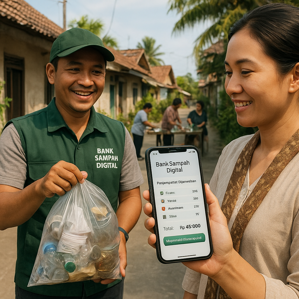 Inisiatif Bank Sampah Digital Tingkatkan Partisipasi dan Nilai Ekonomi Limbah Rumah Tangga