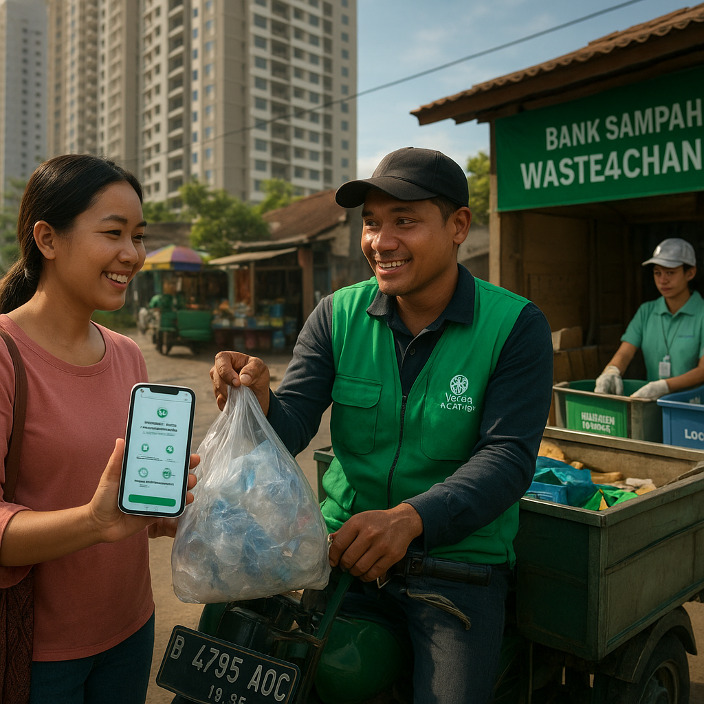 Bank Sampah Digital 'Waste4Change' Tingkatkan Efisiensi Pengelolaan Sampah Perkotaan