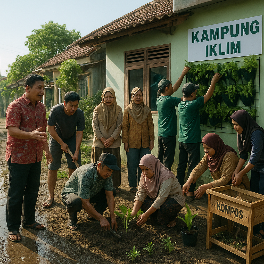 Program 'Kampung Iklim' di Kota Surabaya Berhasil Turunkan Emisi dan Atasi Banjir