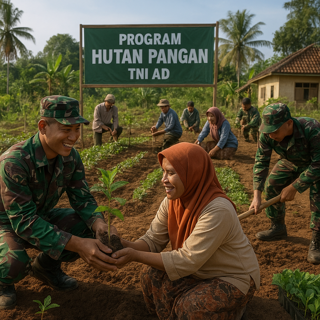 Program "Hutan Pangan" TNI AD untuk Dukung Ketahanan Pangan Nasional