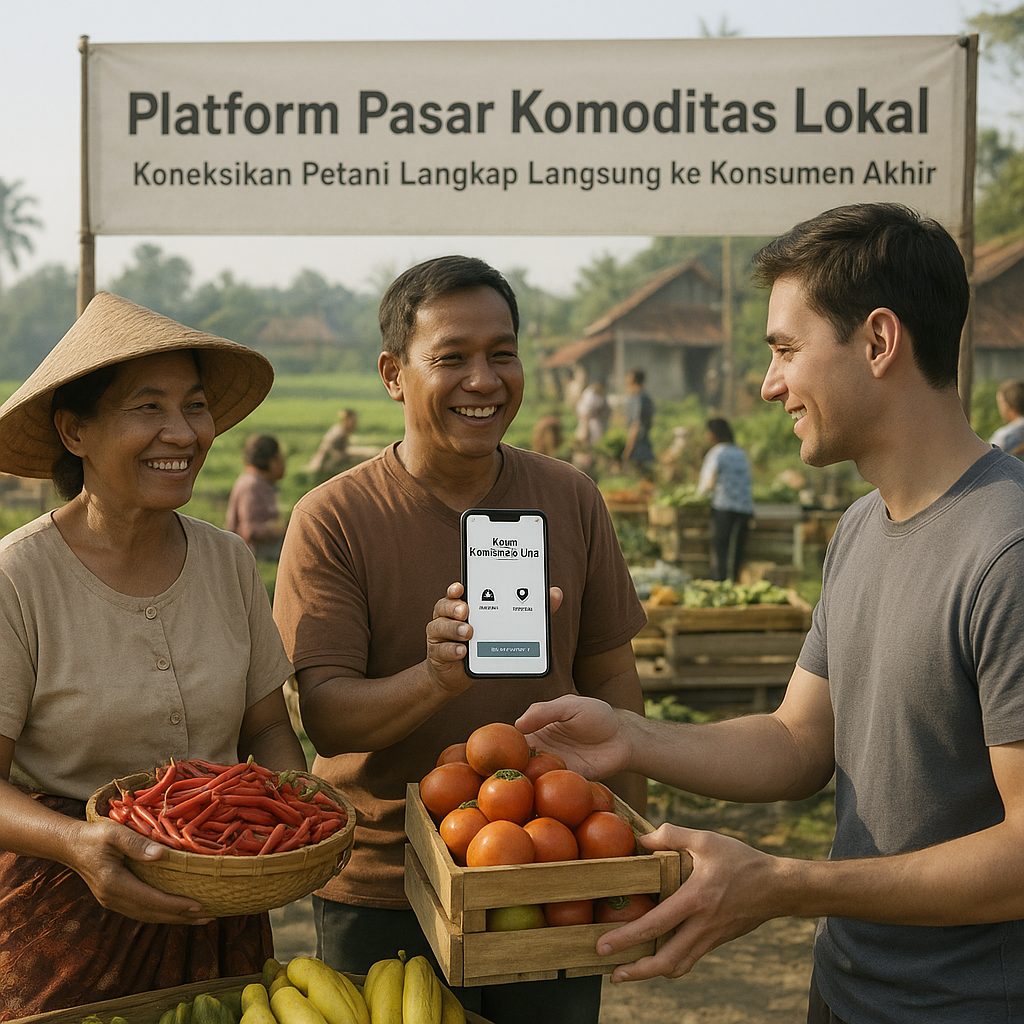 Platform Digital Pasar Komoditas Lokal Koneksikan Petani Skala Kecil Langsung ke Konsumen Akhir