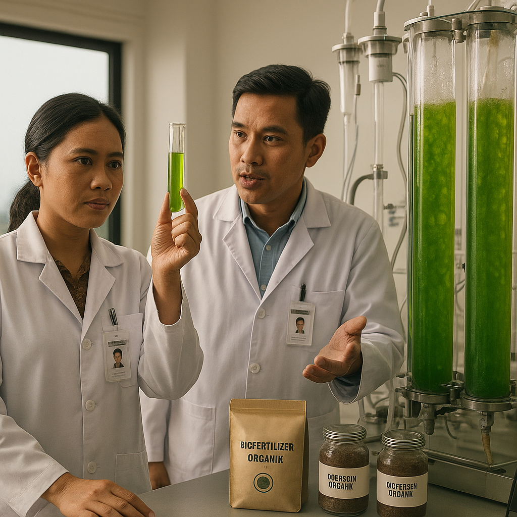 Teknologi Bioreaktor Alga Serap CO2 dan Hasilkan Biofertilizer di Yogyakarta