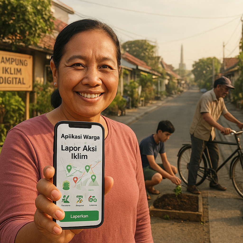Kampung Iklim Digital di Kota Surabaya: Aplikasi Warga untuk Pemantauan dan Aksi Pengurangan Emisi GRK
