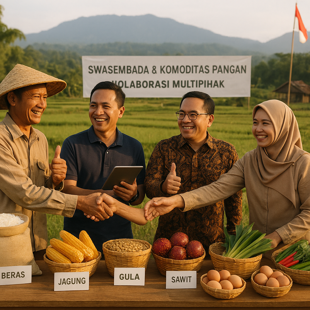 Kolaborasi Multipihak Bawa Indonesia Capai Swasembada Delapan Komoditas Pangan
