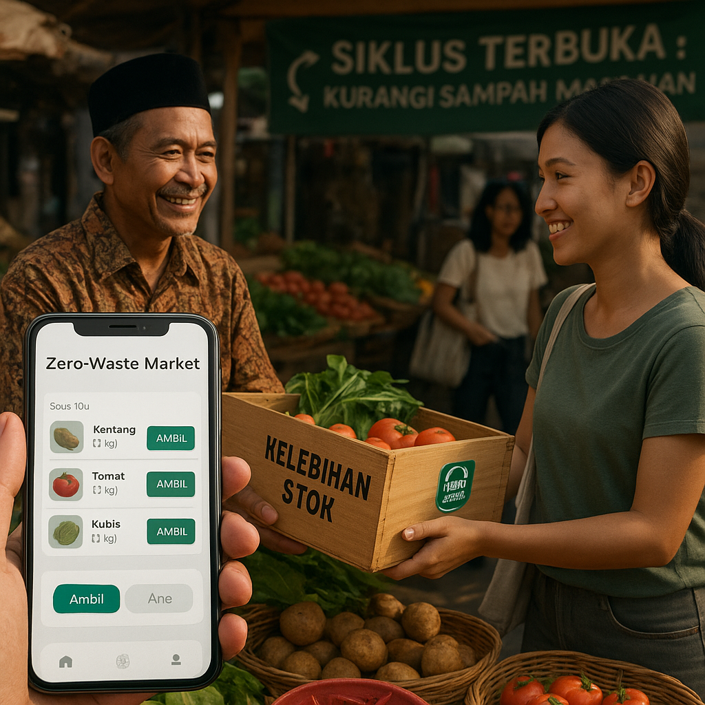 Aplikasi 'Zero-Waste Market' Hubungkan Konsumen Langsung dengan Produsen Kurangi Sampah Makanan