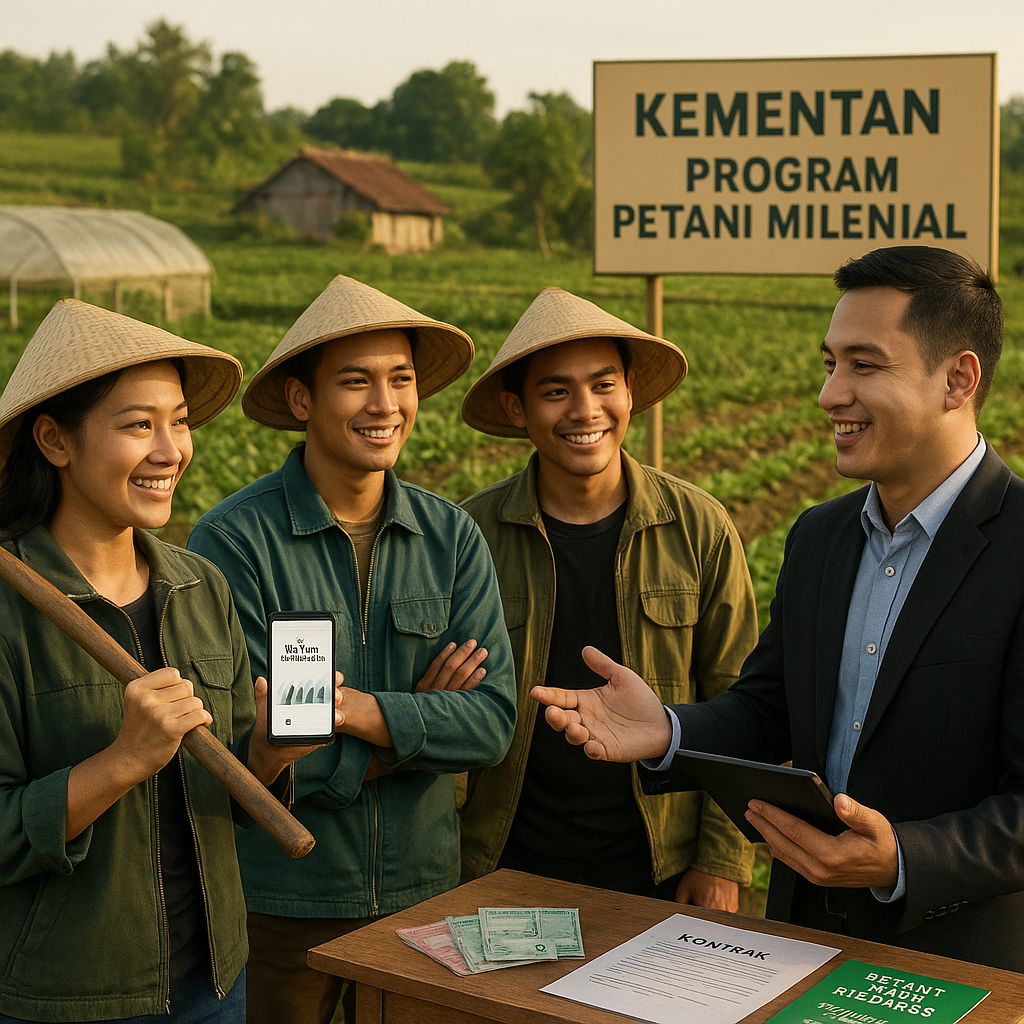 Program 'Petani Milenial' Kementan dengan Skema Kredit Ultra Mikro