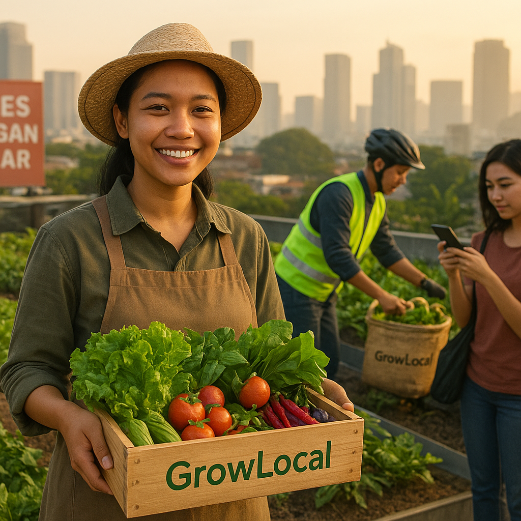Platform Digital 'GrowLocal' Hubungkan Petani Urban dengan Konsumen Perkotaan