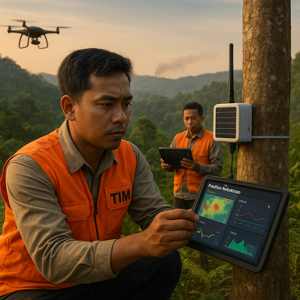 Pemanfaatan AI dan Sensor IoT untuk Prediksi dan Mitigasi Kebakaran Hutan Secara Dini