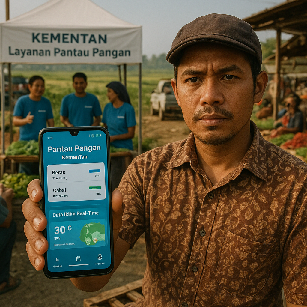 Aplikasi 'Pantau Pangan' Kementan Hubungkan Petani Langsung dengan Pasar dan Beri Data Iklim Real-Time