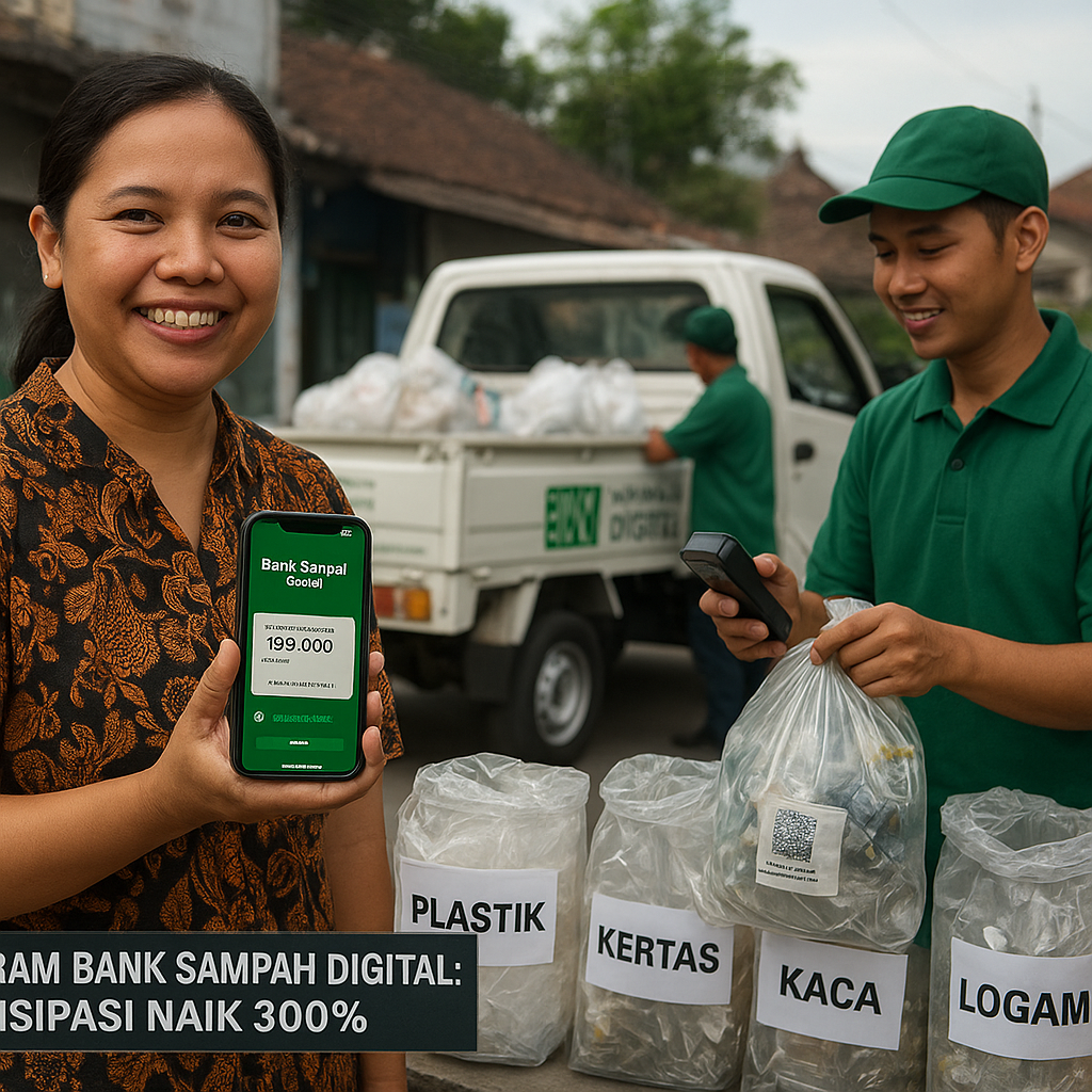 Program 'Bank Sampah Digital' Tingkatkan Partisipasi dan Nilai Ekonomi Daur Ulang