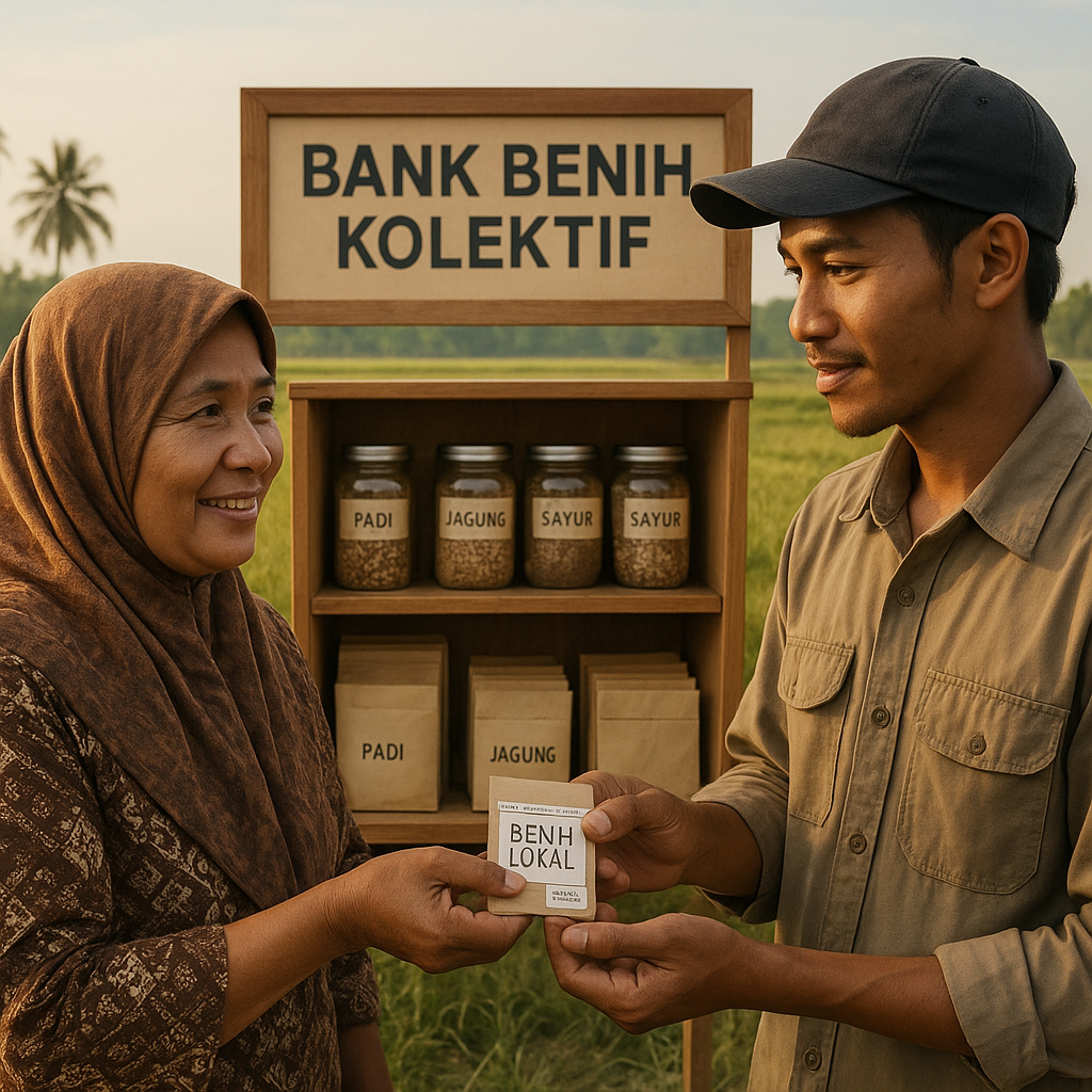 Inisiatif 'Bank Benih Kolektif' oleh Petani Kalimantan Selatan untuk Adaptasi Iklim
