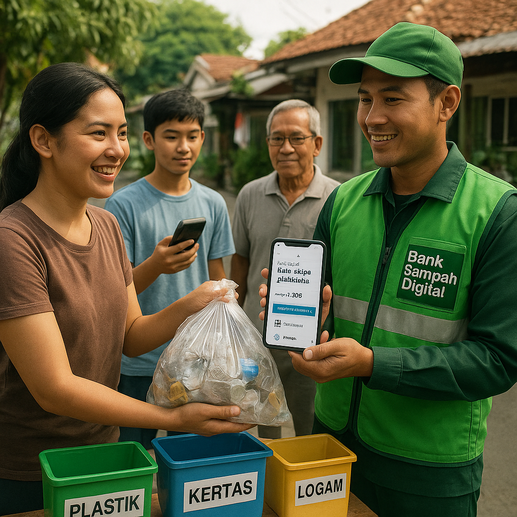 Inisiatif 'Bank Sampah Digital' Tingkatkan Partisipasi dan Nilai Ekonomi Sampah Masyarakat