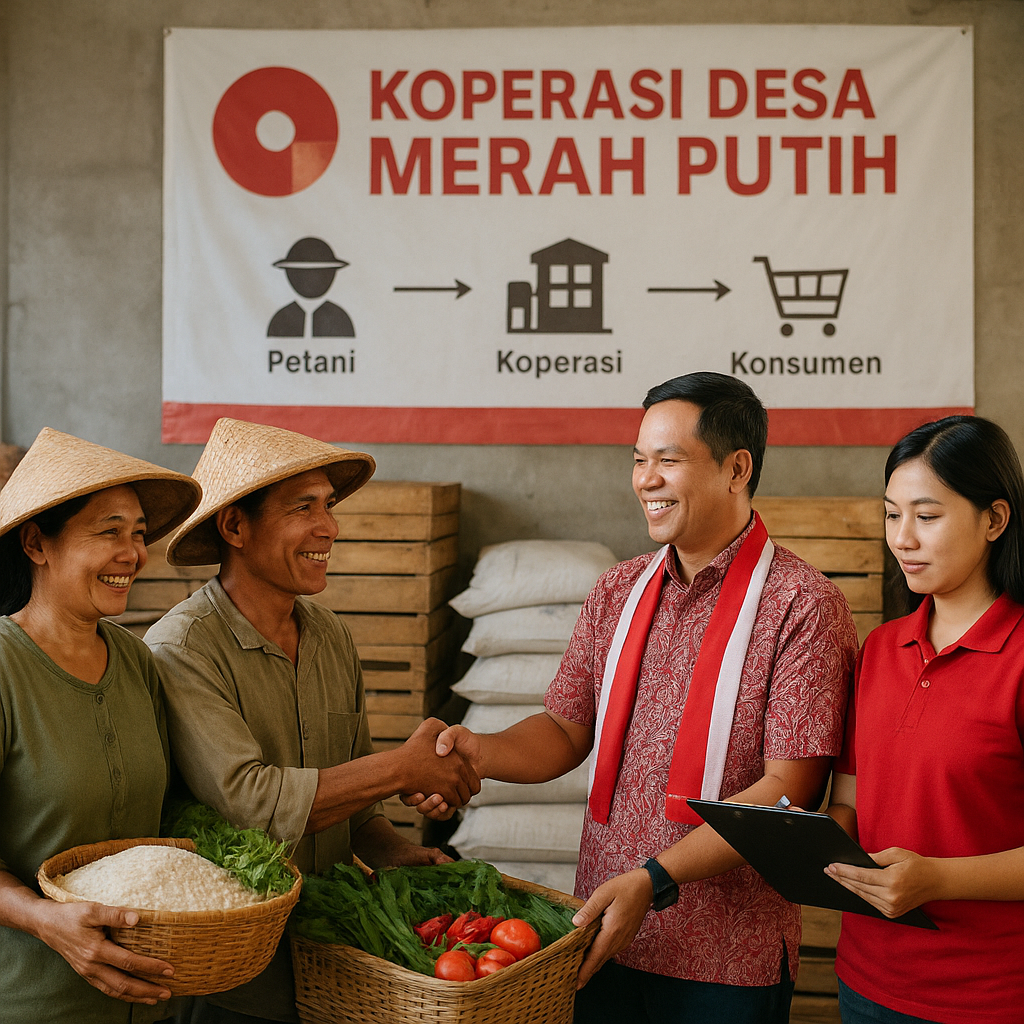 Pemerintah Pangkas Rantai Pasok Pertanian Lewat Kopdes Merah Putih