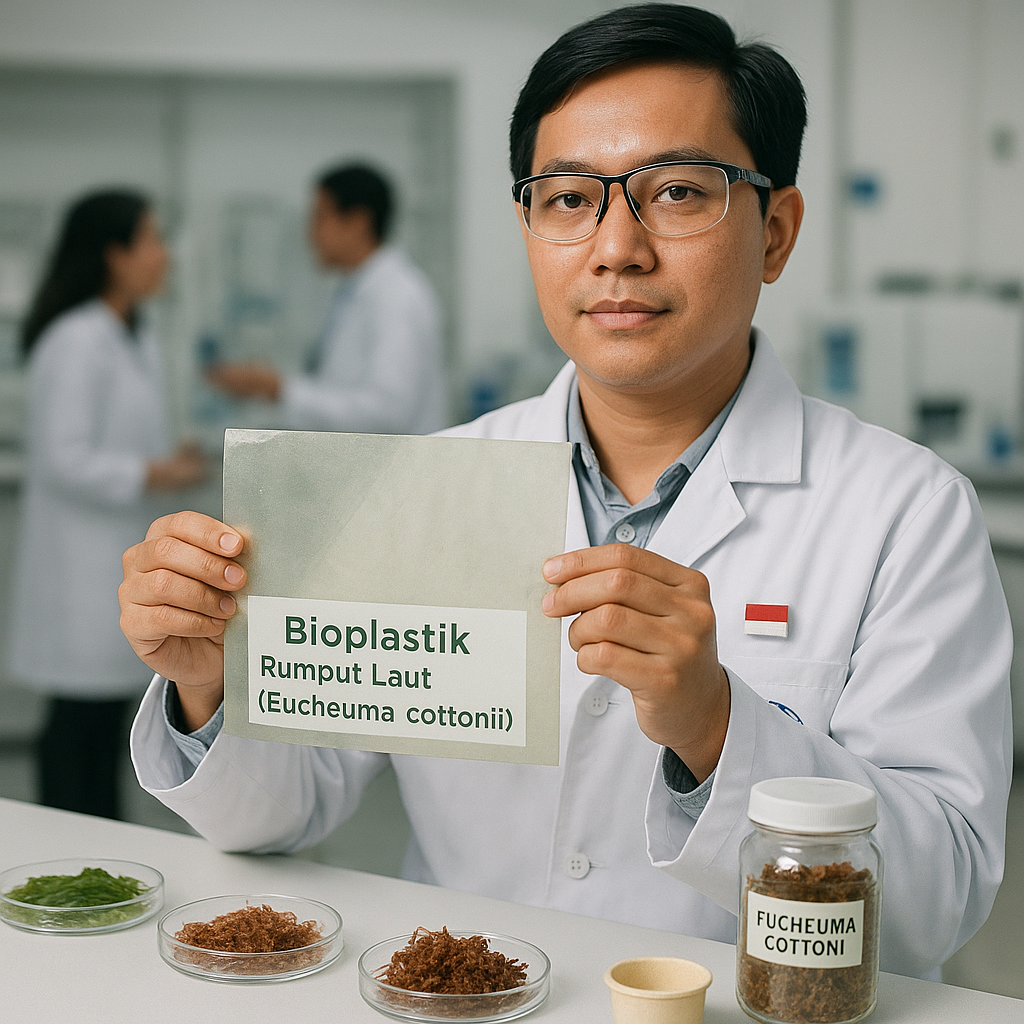Peneliti Indonesia Kembangkan Bioplastik dari Rumput Laut yang Terurai dalam 60 Hari