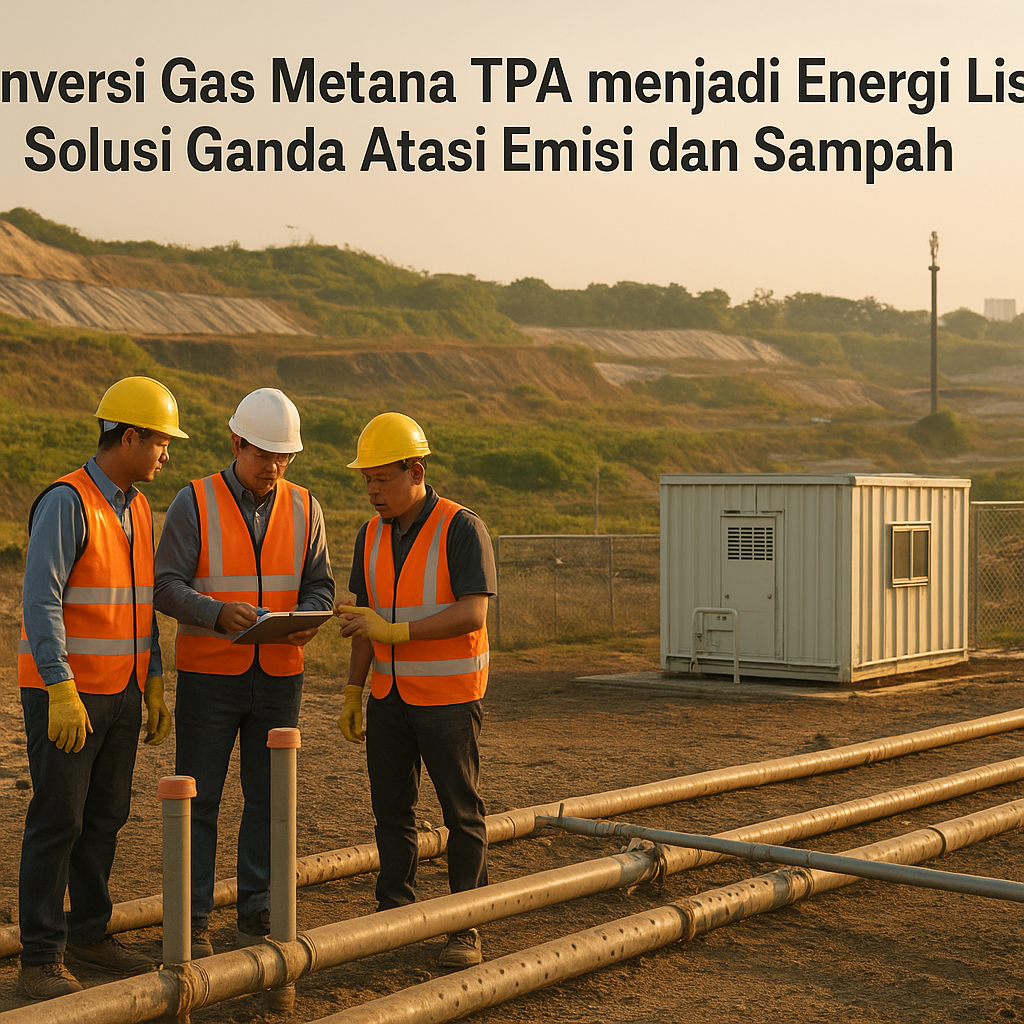 Konversi Gas Metana TPA menjadi Energi Listrik: Solusi Ganda Atasi Emisi dan Sampah