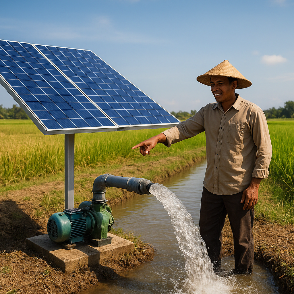 Solusi Pompa Tenaga Surya untuk Meningkatkan Efisiensi Irigasi pada Musim Kemarau